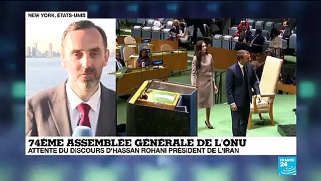 Assemblée générale de l'ONU : attente du discours d'Hassan Rohani, président de l'Iran
