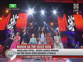 Madlang pipol, kanya-kanyang manok sa The Voice Kids Season 2 finals