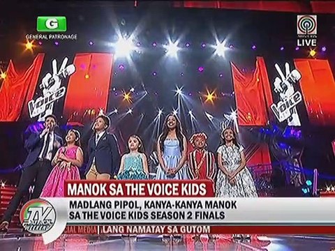 Madlang pipol, kanya-kanyang manok sa The Voice Kids Season 2 finals