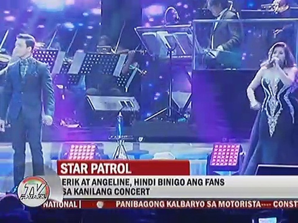 Erik at Angeline, hindi binigo ang fans sa kanilang concert