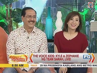 The Voice Kids: Kyle & Zephanie ng Team Sarah, live!