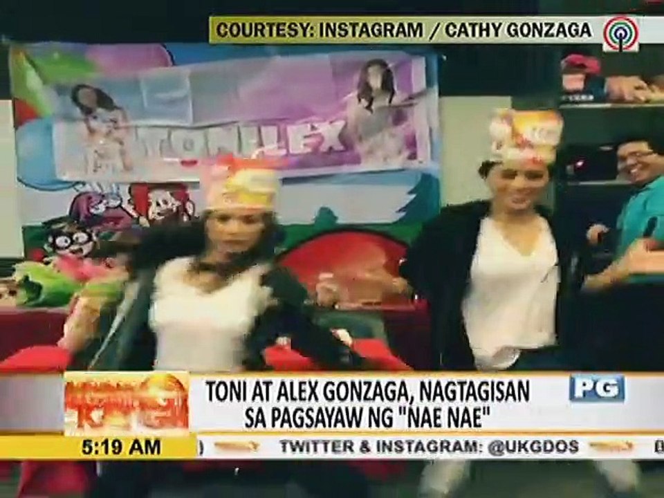 Toni at Alex Gonzaga, nagtagisan sa pagsayaw ng ""Nae Nae""
