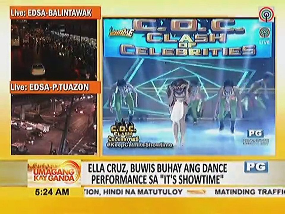 Elle Cruz, buwis buhay ang dance performance sa ""It's Showtime""