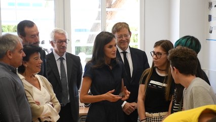 La Reina Letizia en el inicio de curso de FP Dual en Elche