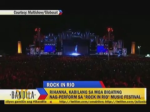 Rihanna, kabilang sa mga bigating nag-perform sa 'Rock in Rio' music festival
