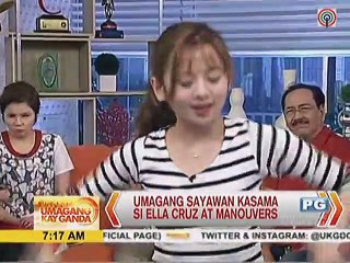 Télécharger la video: Umagang sayawan kasama si Ella Cruz at Manouvers