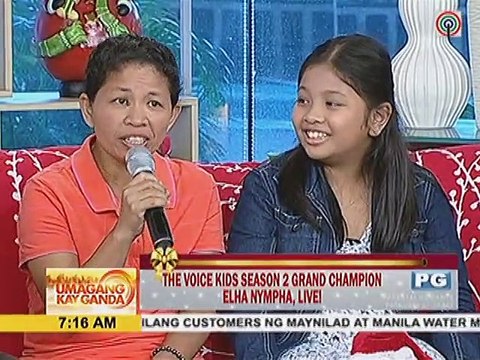 Nanay ni The Voice Kids Season 2 Grand Champion Elha, nagsample sa UKG