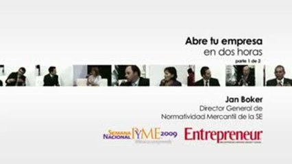 ¡Abre tu empresa en 2 horas! Semana PYME 2009 (Parte 1)
