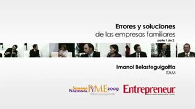 Empresas familiares. Semana PYME 2009 (Parte 1)