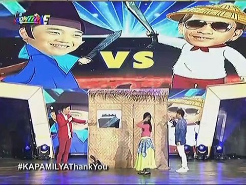 Ryan at Jhong nagtagisan ng galing sa pasample ng kanilang Magpasikat performance