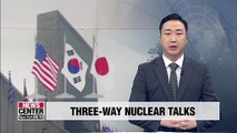 S. Korea, U.S., Japan reaffirm cooperation on N. Korea issues