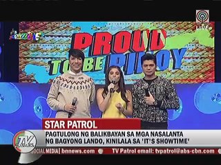 Pagtulong ng balikbayan sa mga nasalanta ng Bagyong Lando, kinikilala sa ""It's Showtime""