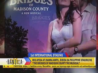 Mig Ayesa at Joanna Ampil, bibida sa Philippine staging ng ""The Bridges of Madison County The Musical""