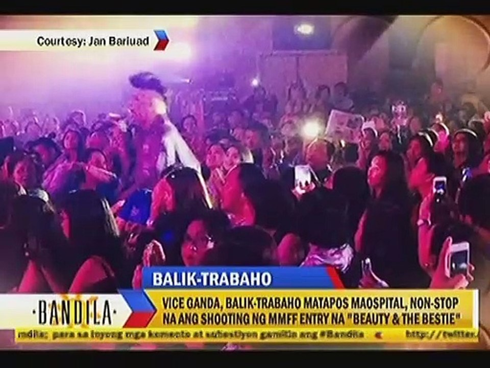 Vice Ganda, balik-trabaho matapos maospital, non-stop na ang shooting ng MMFF entry na ""Beauty & The Bestie""