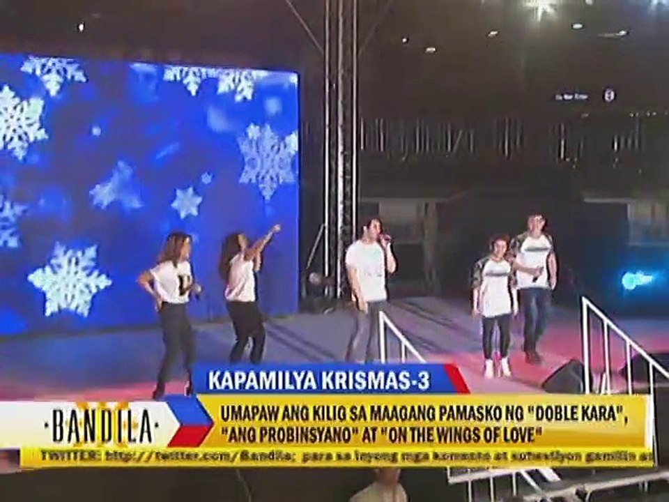 Umapaw ang kilig sa maagang pamasko ng ""Doble Kara"", ""Ang Probinsyano"" at ""On The Wings Of Love""