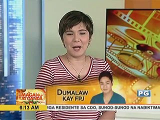 Coco Martin, dumalaw sa puntod ni FPJ