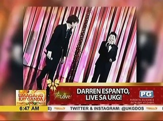 Darren, nagkwento tungkol sa kanyang experience bilang isa sa Performers sa APEC 2015