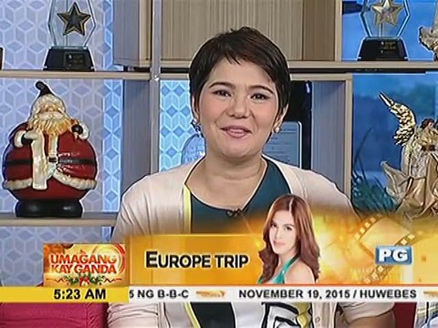 Dalawang Linggong bakasyon sa Europe regalo ni Shaina Magdayao sa sarili