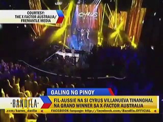 Fil-Aussie na si Cyrus Villanueva tinanghal na Grand Winner sa X-Factor Australia