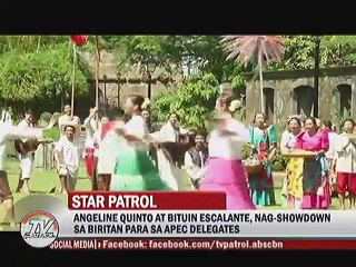 Angeline Quinto at Bituin Escalante, nag-showdown sa biritan para sa APEC Delegates