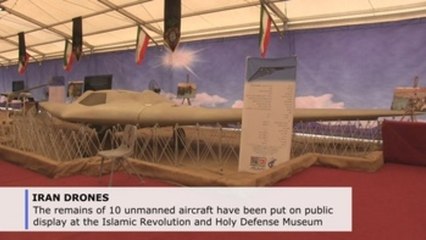 Iran shows defensive power with downed drones exhibition