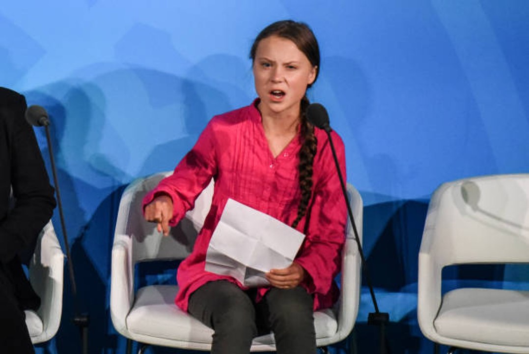 Greta Thunberg hält eine historische und bewegende Ansprache an die UNO