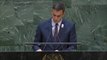 Sánchez reivindica en la ONU la exhumación de Franco y le acusan de electoralista