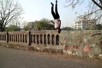 Sachin choudhary back flip from the wall // Back Flip // Practice time