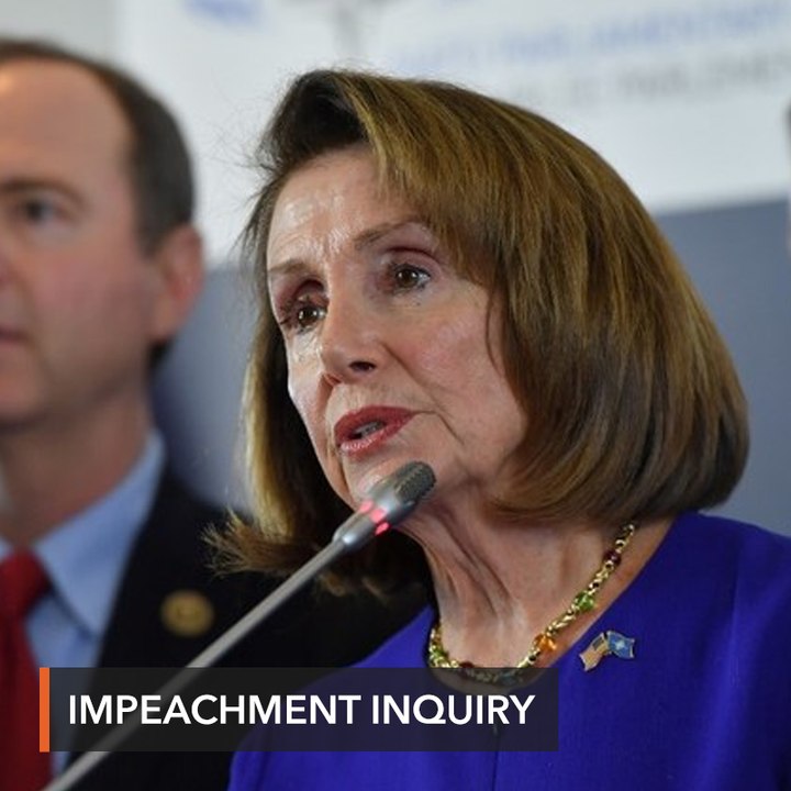 U.S. House Speaker Pelosi announces formal Trump impeachment inquiry