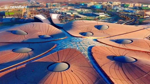 World's largest airport officially opens in Beijing after four years of construction