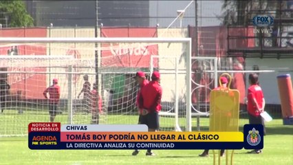 Agenda FS: Tomás Boy podría no llegar al 'Clásico Nacional'