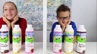 Twin Telepathy Milkshake Challenge ! !