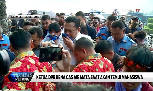 Kena Gas Air Mata Saat Akan Temui Mahasiswa, Ketua DPR Dievakuasi