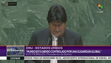 Evo Morales: El mundo está siendo controlado por una oligarquía global