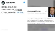 Jacques Chirac : sa mort annoncée par erreur sur Wikipedia