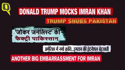 What Happens When Trump Says the Same Thing About Indian & Pak Journos?