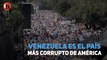 Venezuela es el país más corrupto de América