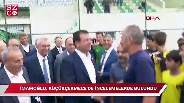 Ekrem İmamoğlu, Küçükçekmece Belediyesi'ni ziyaret etti