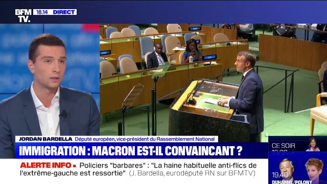 Jordan Bardella (RN) à propos de l'immigration: Aujourd'hui, la France est un camping