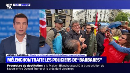Jordan Bardella: "La haine habituelle anti-flics de l'extrême-gauche est ressortie" - 25/09