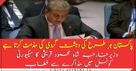 Pakistan condemns terrorism in all its forms: FM Qureshi