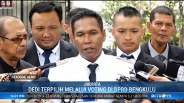 Jokowi Lantik Dedi Ermansyah Jadi Wagub Bengkulu