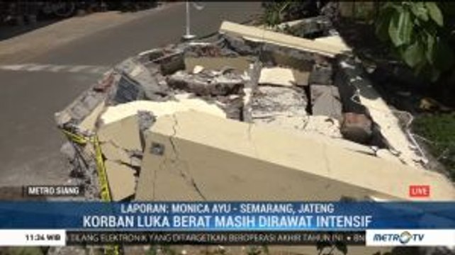 Tembok Pagar Sekolah di Semarang Ambruk, Satu Siswa Tewas