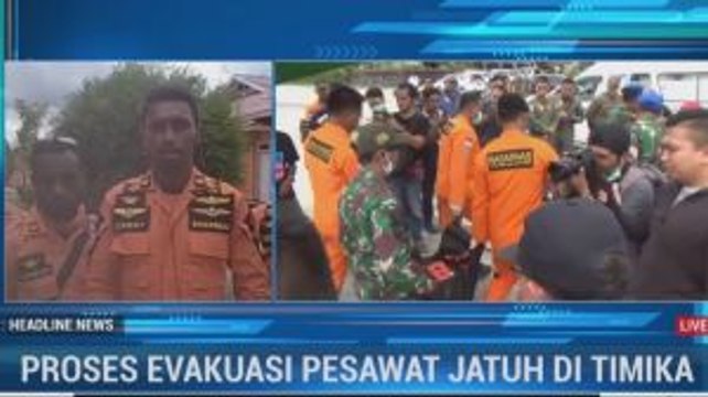 Tim SAR Evakuasi 4 Jasad Korban Pesawat Jatuh di Papua