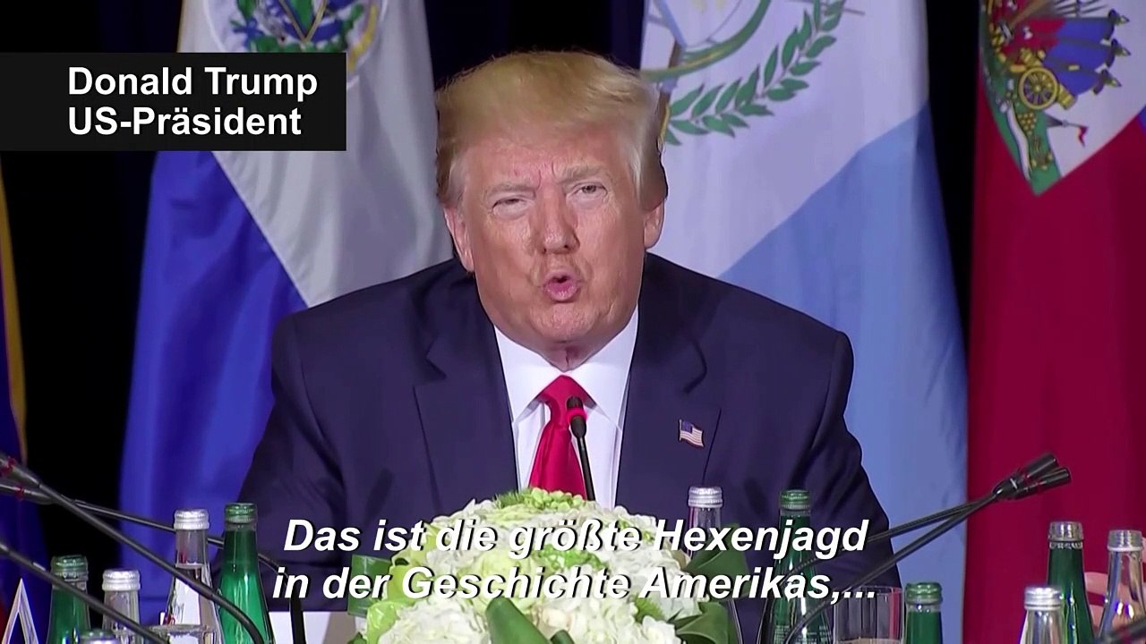 Trump zur Ukraine-Affäre: 'größte Hexenjagd der Geschichte'