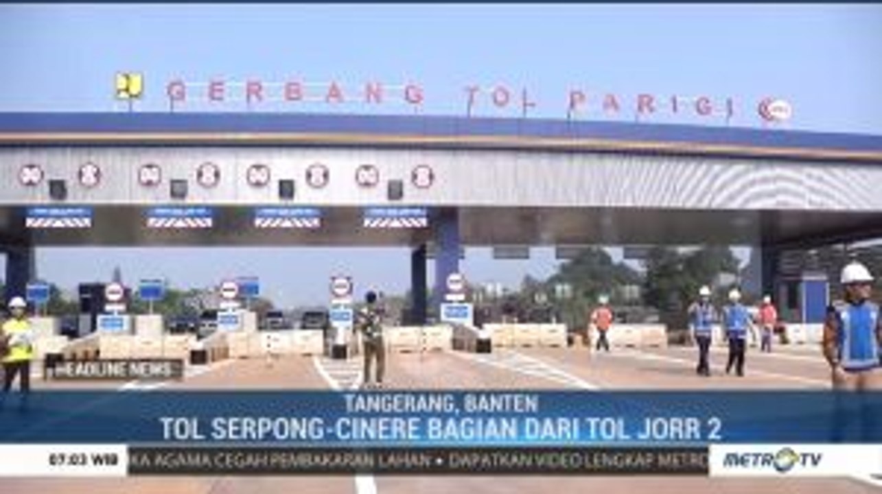 Proyek Tol JORR 2 Ditargetkan Rampung Tahun 2020