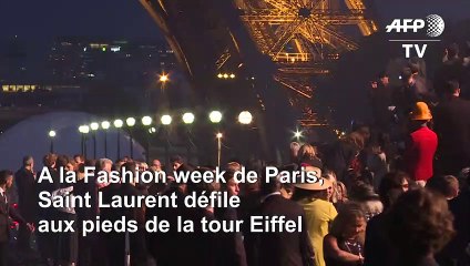 La collection Saint Laurent présentée à Paris