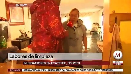 Lluvias dejan afectaciones en 150 viviendas de Ecatepec