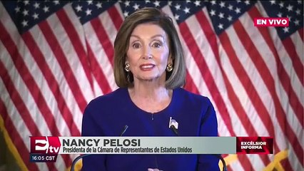 Nancy Pelosi anuncia proceso para llevar a juicio a Donald Trump