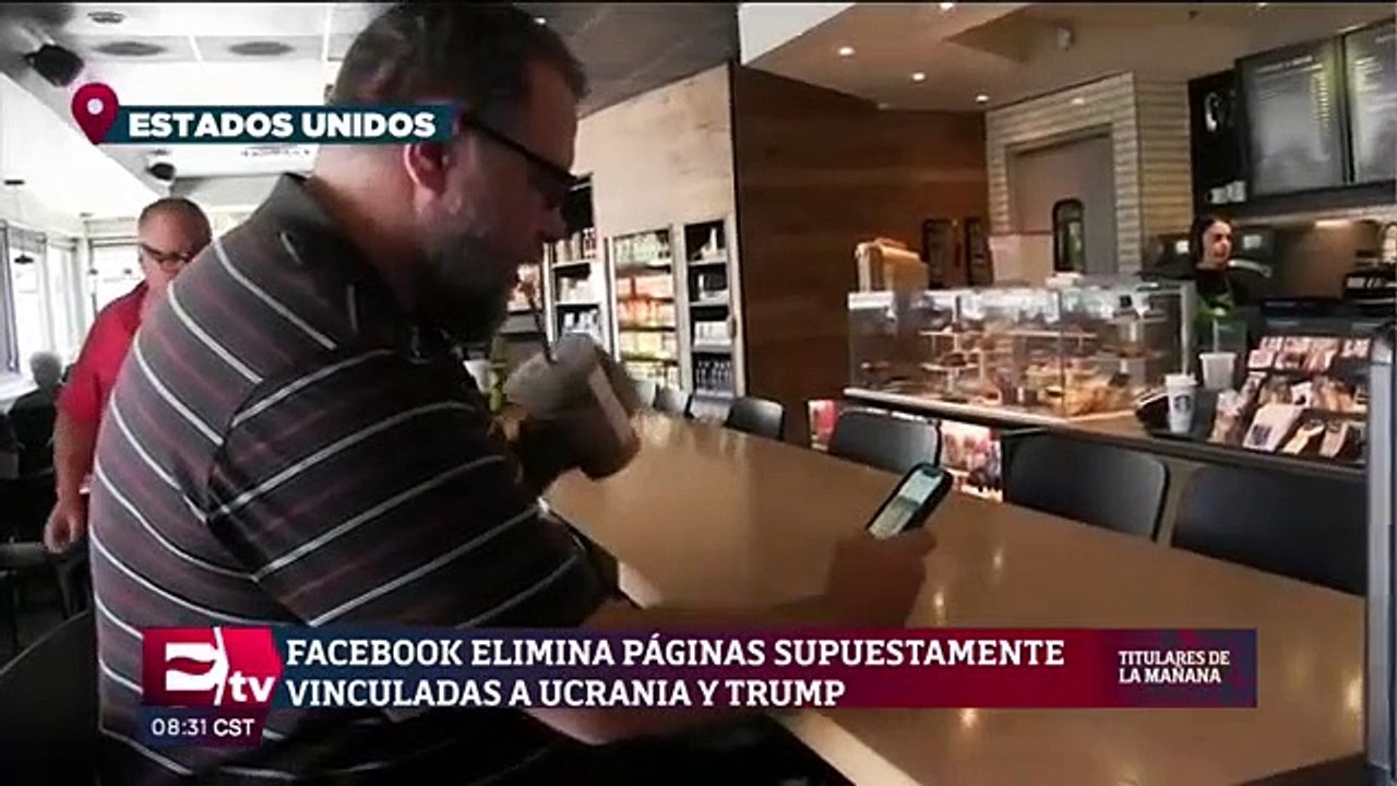 Facebook cancela páginas favorables a Trump presuntamente vinculadas a Ucrania